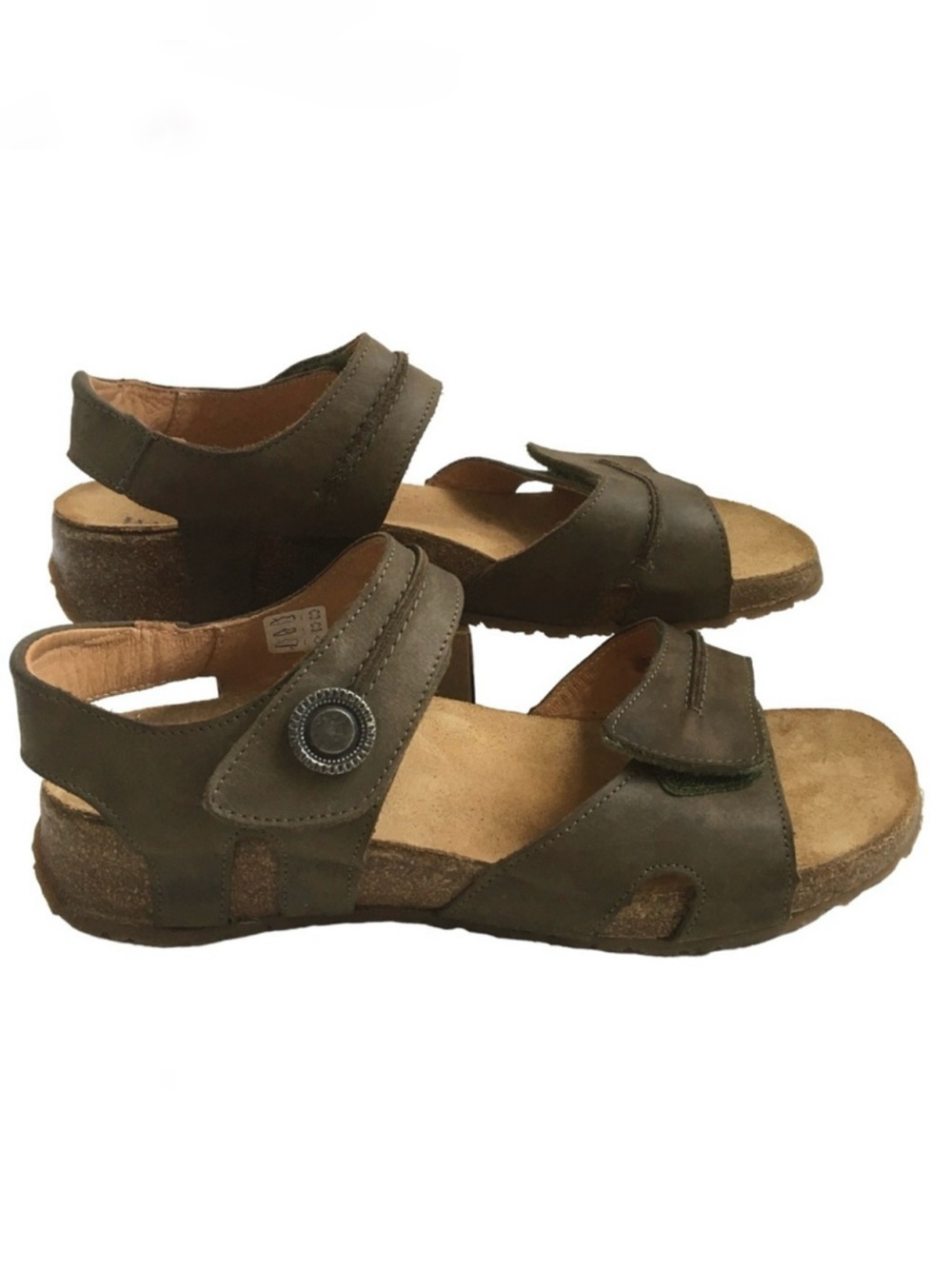 Haflinger Women's Patricia Sandals Ankle Strap With Hook-and-loop Fastening